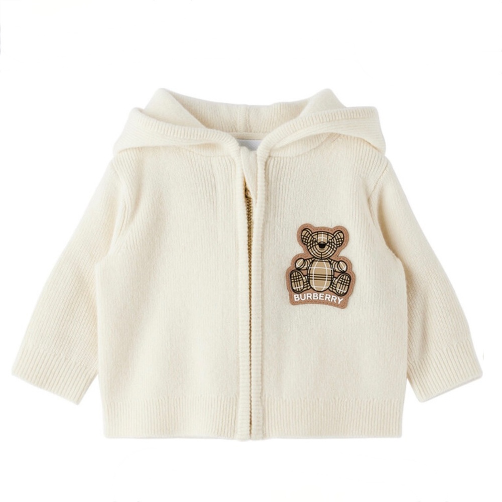 Burberry Baby 18 Months Cashmere Cardigan Zip up Hoodie